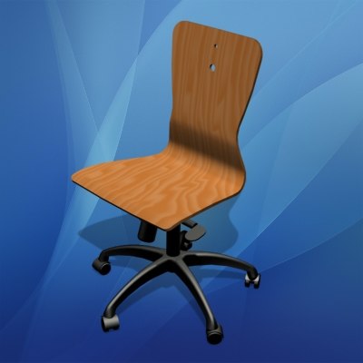 Lwo Wooden Office Chair Wood