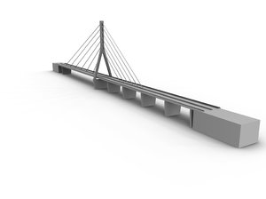 3d bridge model