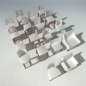 3d end designer chairs vol 3