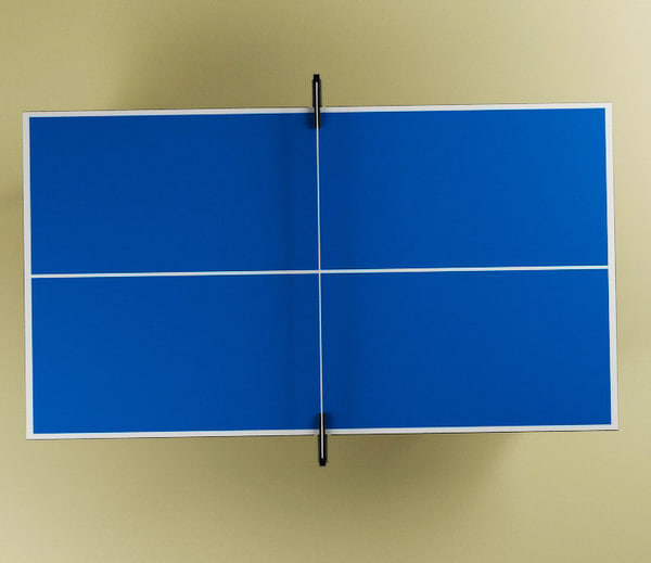 pingpong table c4d
