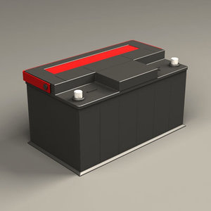 car battery 3d model