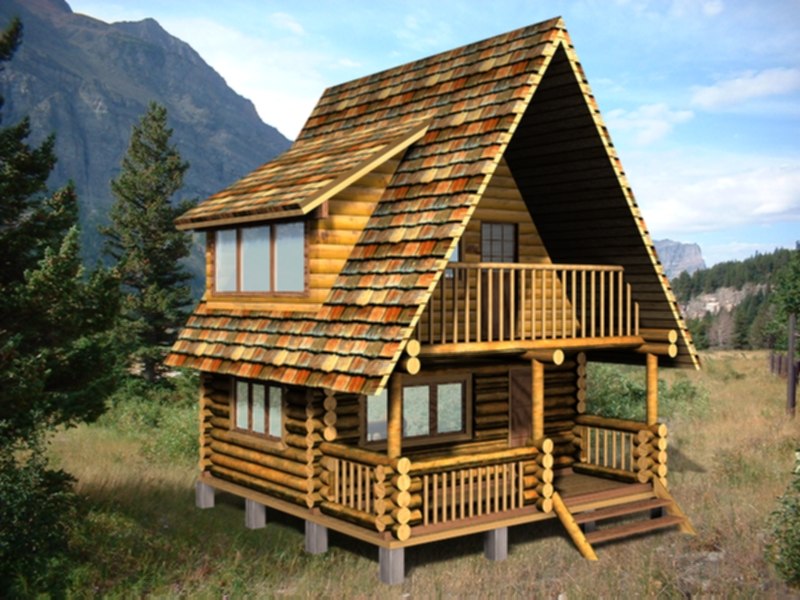 Wooden House 3d Model