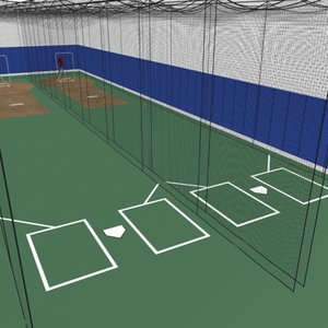 3d batting cages baseball