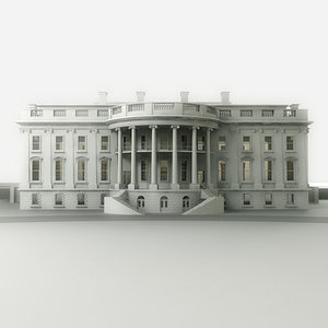 3d whitehouse white house model