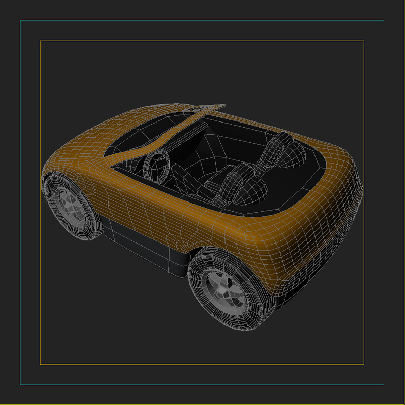 3d toy car model