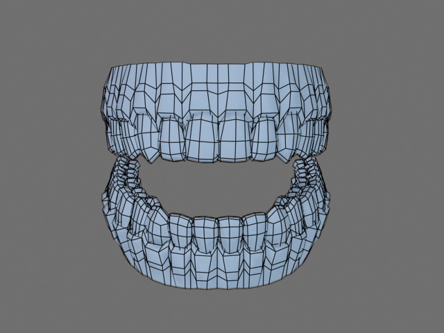 human teeth 3d model