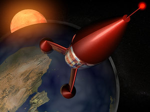 3ds max tintin rocket