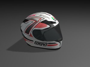 3d model of helmet agv