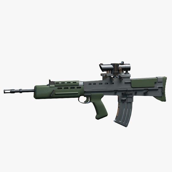 british assault rifle 3d max