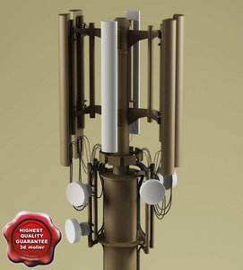 3ds max telecommunication tower v4