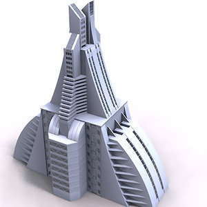 modern architecture 3d model