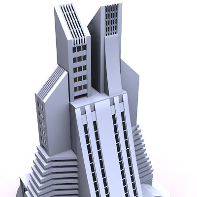 modern architecture 3d model