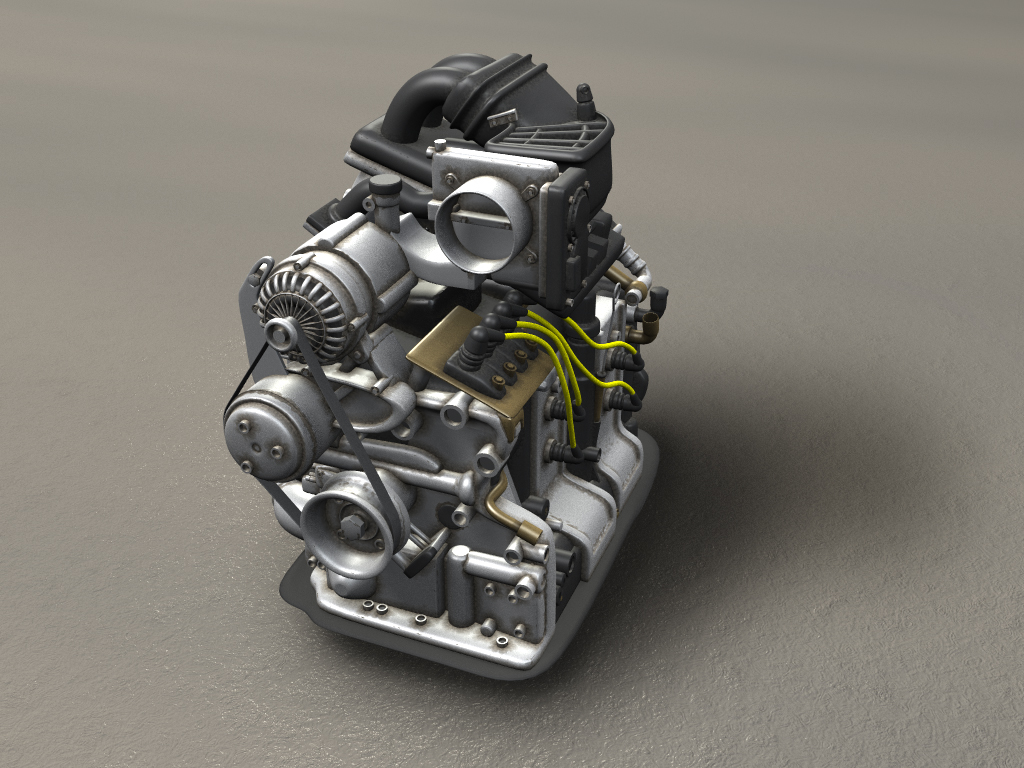 rotary engine 3d model