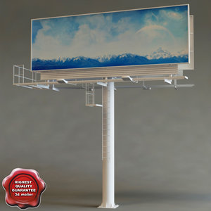3d model of billboard v4