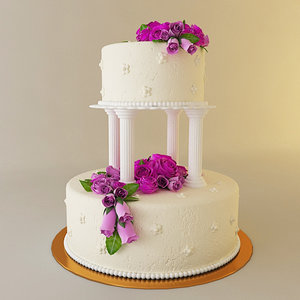 3d cake wedding