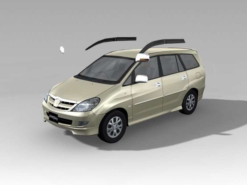 toyota innova scale model