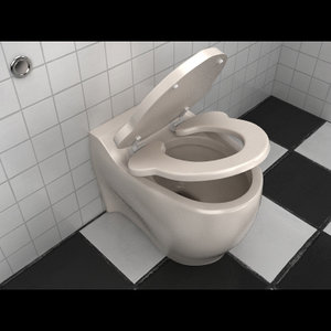 toilet 3d max