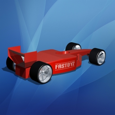 3d model toy formula 1 race car