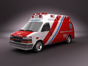 3ds max emergency ambulance