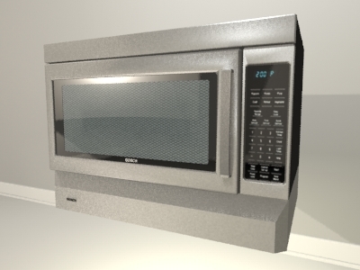 3d Bosch Microwave Hood Model