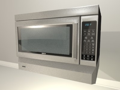 3d bosch microwave hood model