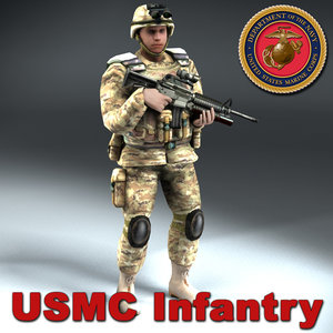 3d usmc infantry model