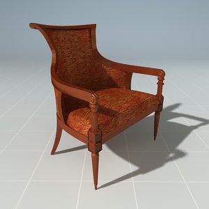 3ds max designer chair