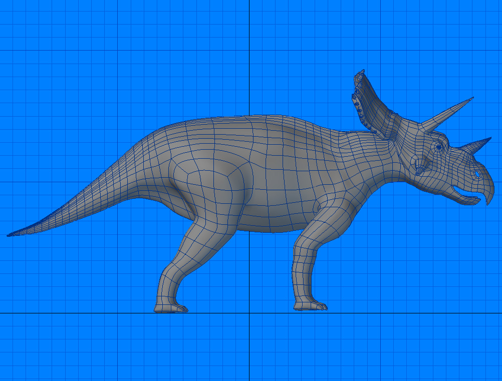 triceratops dinosaur 3d
