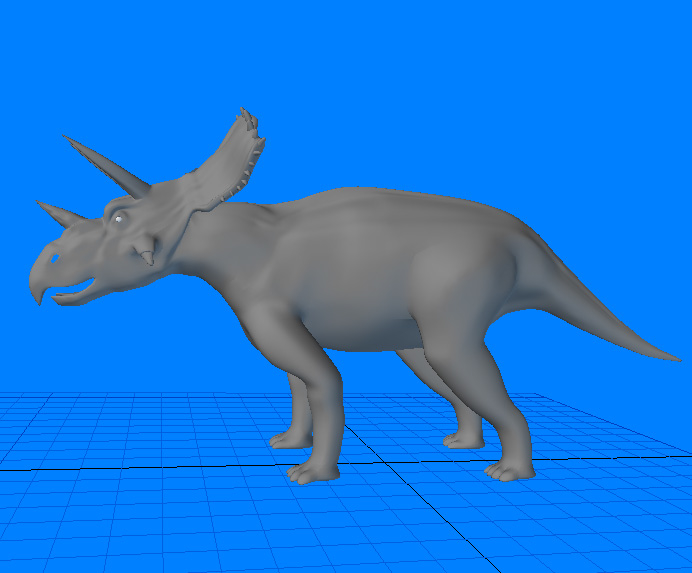 triceratops dinosaur 3d