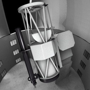 astronomic observatory 3d model