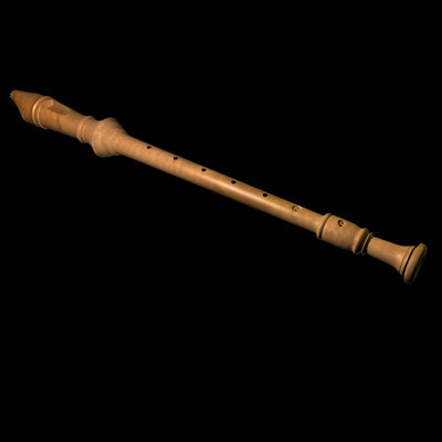 flute 3d model