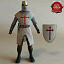 crusader modelled sword c4d