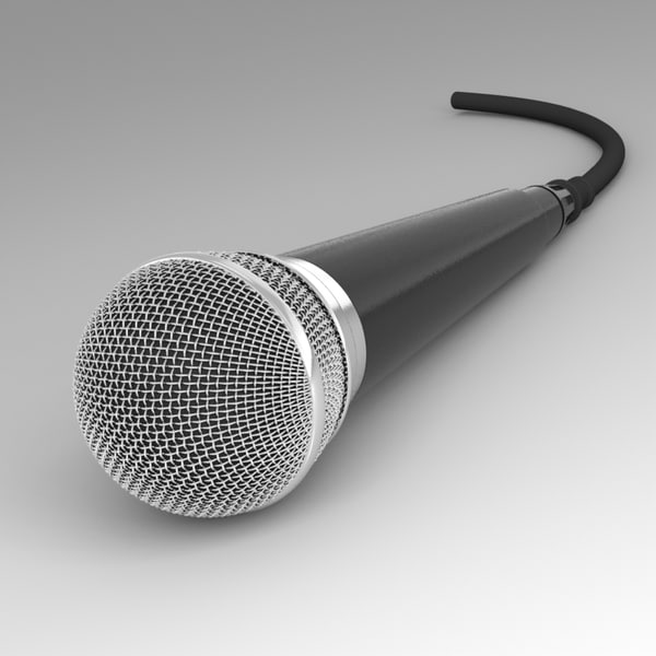 3ds max microphone tripod