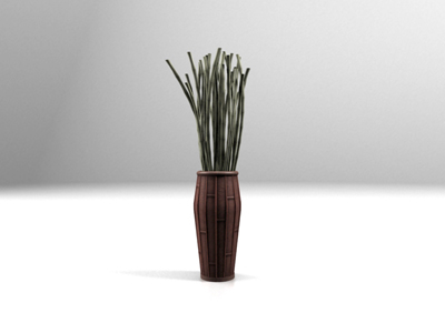 Max Vase Bamboo Sticks