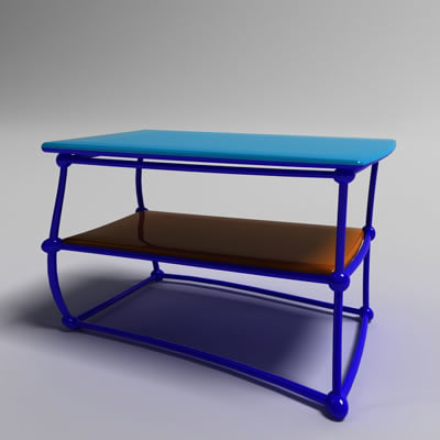 lightwave cartoon coffee table 