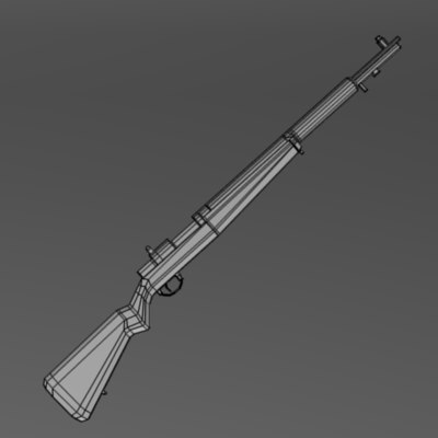 3d M1 Garand Model