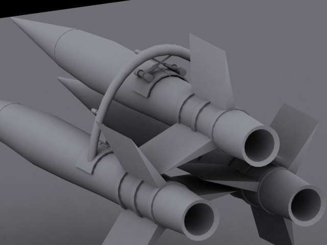 3ds max rocket cluster