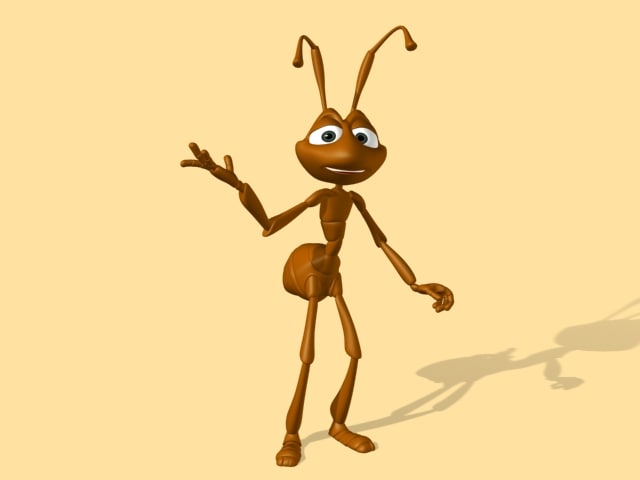 toon ant 3d model