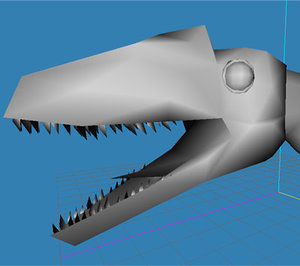 3d model raptor dinosaur deinonychus