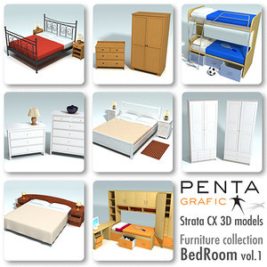 strata beds furniture vol 1 3d 3ds