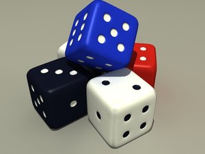 free dices 3d model