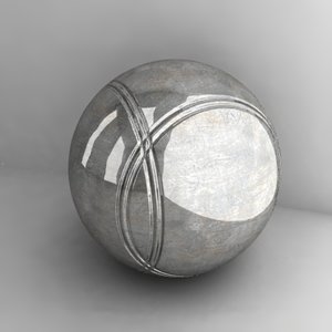 petanque ball 3d model