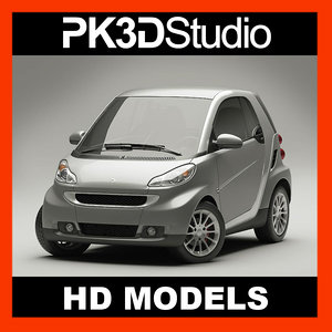 smart fortwo coupe 3d max