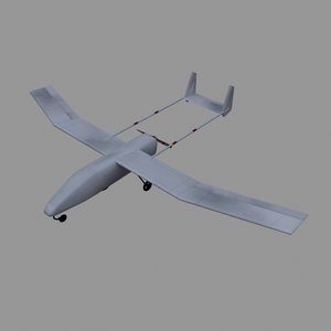 3d model of unmanned aerial vehicle uav