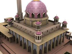3d putrajaya mosque