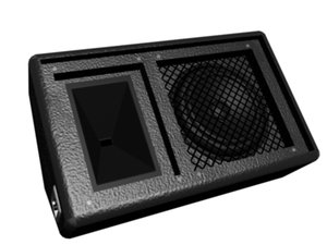stage floor monitor speaker 3d model