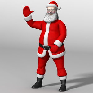 Santa 3. Санта 3d. Плохой Санта 3д модель. Santa 3d model.