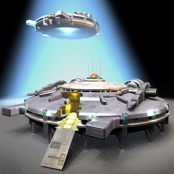 3d ufo model