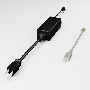 ac power adapter cable 3d 3ds