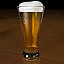 3d carlsberg beer glass model